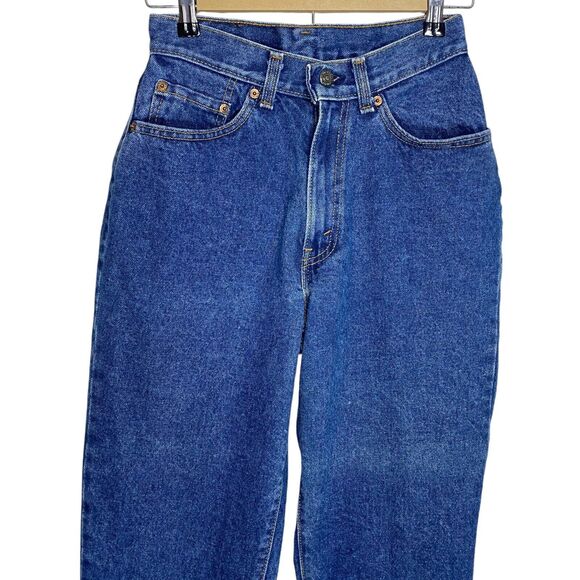 Vtg Levis 505 Jeans Womens 8 (25x29) High Waist Denim Red Tab Medium Wash USA - Picture 4 of 16